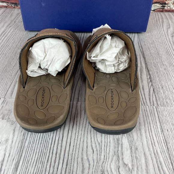 Rockport Men's Hayes Slide Sandal, Taupe, 8 - Picture 5 of 6